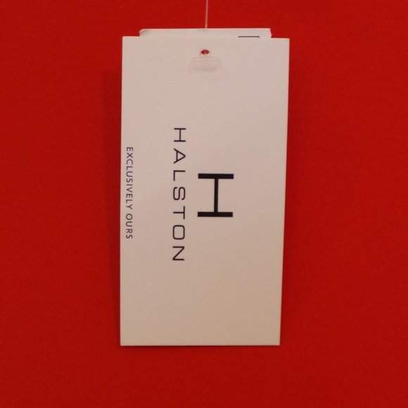 H Halston Stretch Knot Front Midi Dress NEW Sz. Sm - Picture 6 of 8